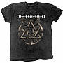Disturbed tričko, Riveted Dip-Dye Mineral Wash Grey, pánske