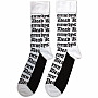 Dead Kennedys ponožky, Gothic Logo Pattern White, unisex - velikost 7 až 11 (40 až 45)