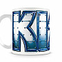 KISS keramický hrnček 250ml, Logo Blue