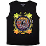 Fleetwood Mac tielko, Circle Floral Logo Black, pánske
