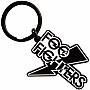 Foo Fighters kovová kľúčenka 45 mm, Flash Logo Zinc