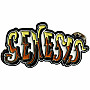 Genesis kovový odznak 30 mm, Orange Classic Logo Zinc