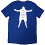Pink Floyd tričko, David Gilmour Luck & Strange Logo BP Blue, pánske