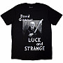 Pink Floyd tričko, David Gilmour Luck & Strange Portrait BP Black, pánske