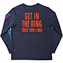 Guns N Roses tričko dlhý rukáv, Get In The Ring Tour BP Navy Blue, pánske