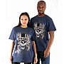 Guns N Roses tričko, Faded Skull Blue, pánske