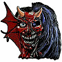 Iron Maiden kovový odznak 50 mm, Purgatory Eddie Zinc