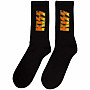 KISS ponožky, Classic Logo Black, unisex - velikost 4 až 7 (36 až 40 EU)
