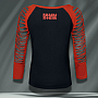 Rammstein tričko s dlhým rukávem, Rotes Licht BP Red & Black, dámske