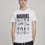 Marvel Comics tričko, Marvel Crew White, pánske