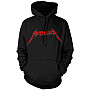Metallica mikina, Skull Screaming Red BP Black, pánska