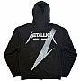 Metallica mikina, Shrouded Zipped BP Black, pánska