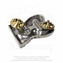 Pink Floyd kovový odznak 42x35x22 mm, Division Bell Heads