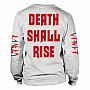 Cancer tričko dlhý rukáv, Death Shall Rise White, pánske
