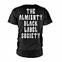 Black Label Society tričko, The Almighty Black, pánske