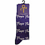 Prince ponožky, Logo Repeat Purple, unisex - velikost 4 až 7 (36 až 40 EU)