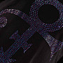 Prince tričko, Purple Symbol Embellished Black, pánske
