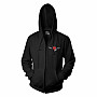 Tom Petty mikina, Free Zipped BP Black, pánska