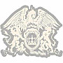 Queen mikina, Logo & Crest With Applique, pánska