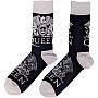 Queen ponožky, White Crests Navy Blue, unisex - velikost 4 až 7 (36 až 40 EU)
