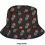 Rolling Stones klobouk, Checker Tongue Pattern Charcoal Grey, unisex