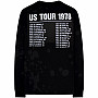 Rolling Stones tričko dlhý rukáv, US Tour '78 BAP, pánske