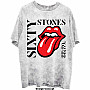 Rolling Stones tričko, Sixty Vertical Dye Wash Grey, pánske