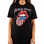 Rolling Stones tričko, USA Tongue Diamante Black, pánske