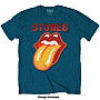 Rolling Stones tričko, Dia Tongue Diamante Teal Blue, pánske