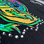 Rolling Stones tričko, Some Girls Neon Tongue Embellished Black, pánske