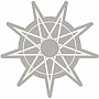 Slipknot tričko, Logo & Star with Applique, pánske