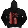 Slipknot mikina, 9-Point Flag Zipped BP Black, pánska