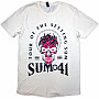 Sum 41 tričko, Tour '24 Pink Skull BP Natural, pánske