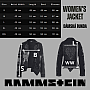 Rammstein bunda, Metal Patches Zip BP Black, dámska