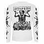 The Offspring tričko dlhý rukáv, Skeletons White LS, pánske