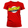 Big Bang Theory tričko, Bazinga Super Logo Girly Tee, dámske