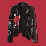 Rammstein bunda, Metal Patches Zip BP Black, dámska