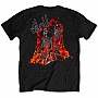 Yungblud tričko, Weird Flaming Skeletons BP Black, pánske